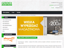 Tablet Screenshot of drzwiwarszawa.pl